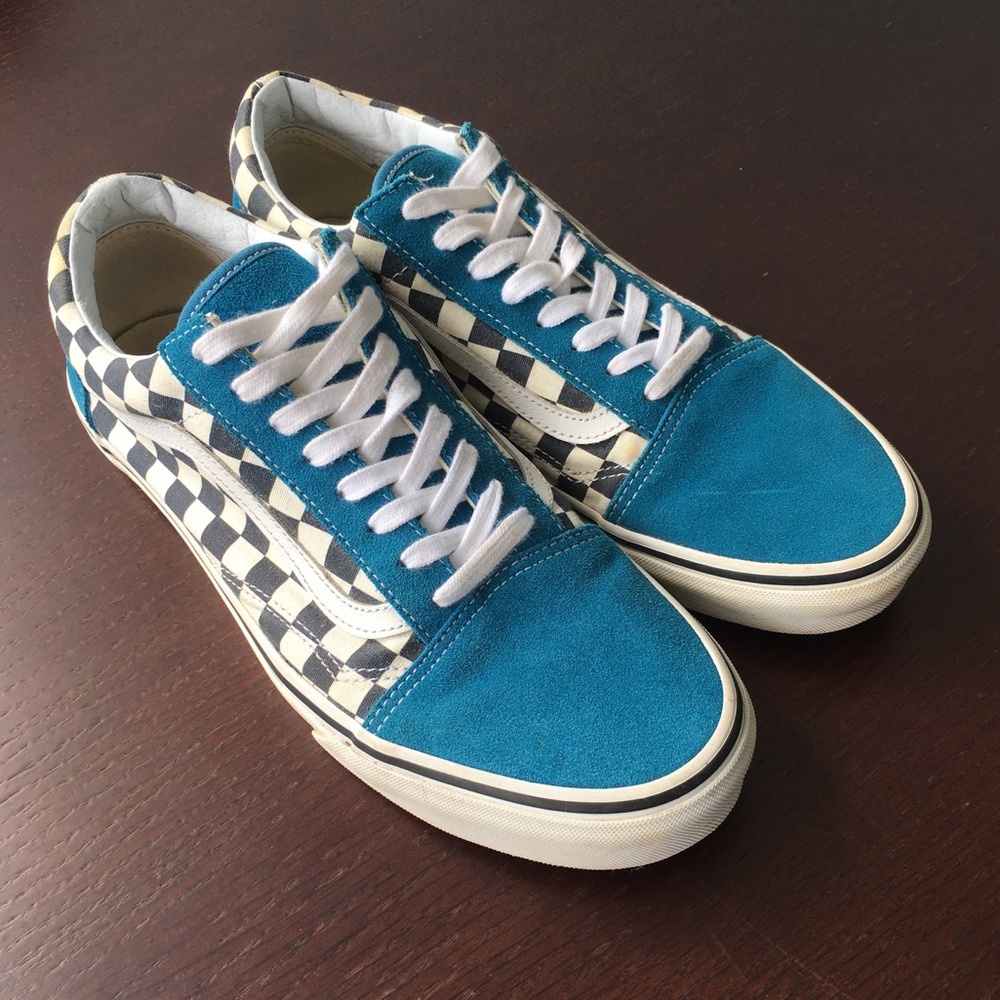 Vans US Open 2016 Surf Shoe Turquoise Checkerboard - Picture 3 of 8